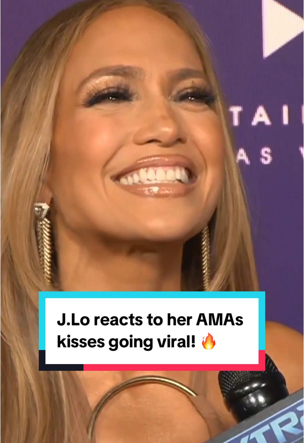 Jennifer Lopez reacts to her #AMAs  performance KISSES going viral! 💋🔥 Plus, she talks new Vegas residency and being a mom to 17-year-olds. ☺️ #jenniferlopez #jlo @JLO  