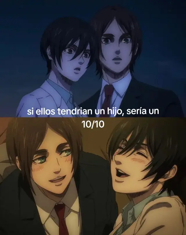 pareja de guapos #eren #mikasa #AttackOnTitan #shingekinokyojin #paratiiiiiiiiiiiiiiiiiiiiiiiiiiiiiii #anime #animeedit #contenido #armin #levi #snk @TikTok 