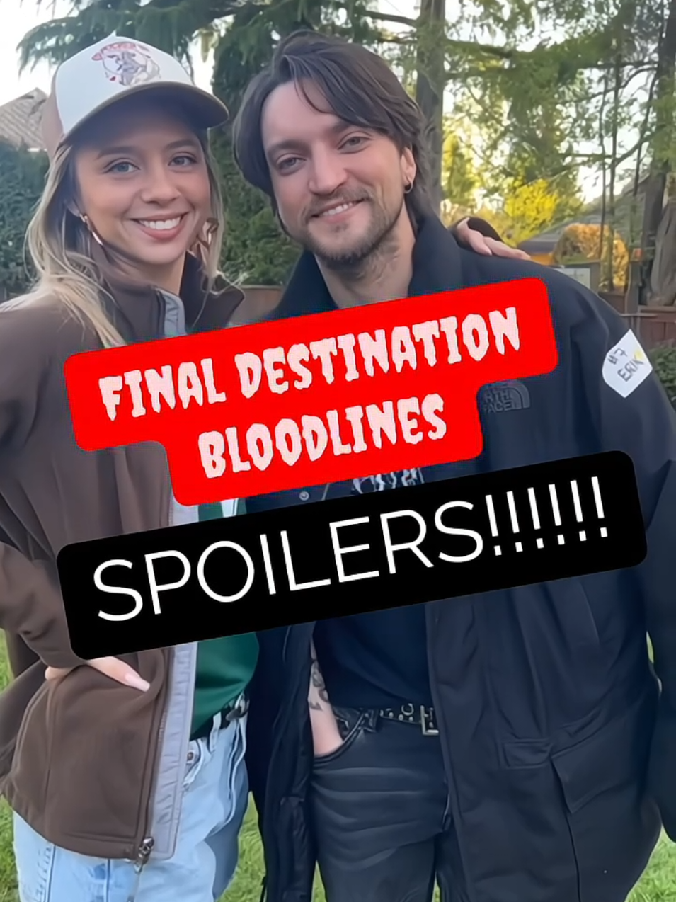 spoiler destino final lazos de sangre 🎬🎥#finaldestination #destinofinallazosdesangre #destinofinalsaga #detrasdecamaras #viral #fypシ゚ #videoviral #erickcampbell #juliacampbell