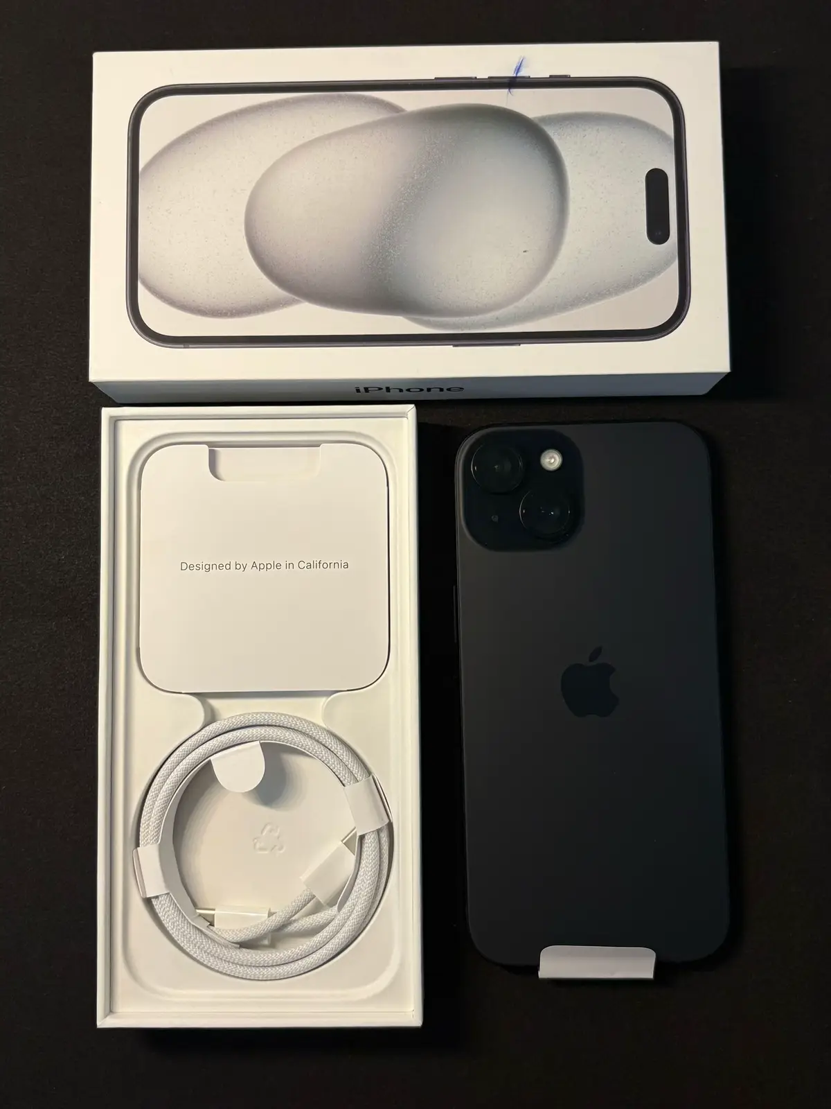 iPhone 15 (Black) • 128GB Storage • ZP/A (Local Variant) • Factory Unlocked (Any sim) • NTC Approved 🇵🇭  • 100% Battery Health 🔋 • (0) CC Cycle • iOS 18.3 • Face id & Truetone ✅ Purchase Date 5/26/25  1 Day Old Brand new not used Under warranty until May 2026 No history of repair No dents nor scratch Comes with Original box, Original Cord and Official Receipt Open for swap/trade-in (iOS only)  #fyp #iphone #iphoneflip #buyandsell #highlight #foryou #trending 