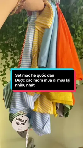 Set thun lạnh Minky Mom – sọc dệt mịn, form basic, mặc siêu mát cho mùa hè của bé yêu#quanaotreem #dobobetrai#xuhuong #xuhuongtiktokkk #thoitrangtreemcaocap 