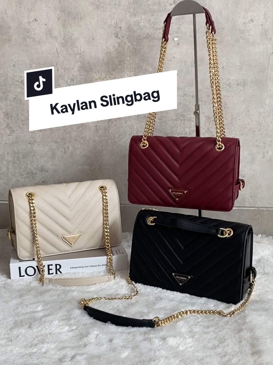 Quilted, classy, and effortlessly chic — Our Best Kaylan Slingbag is a must-have to turn your basic into statement. Desain yang compact muat banyak essentials untuk kamu si praktis. Available Color; Maroon, Black, Cream #palomino #palominobag #tasmewah #aestheticbags #outfitideas #elegantbags #ootdfashion #fashion #fypage #fypシ゚viral #fyp #fypシ #OOTD  #WIBGAJIAN #PromoGuncang66 