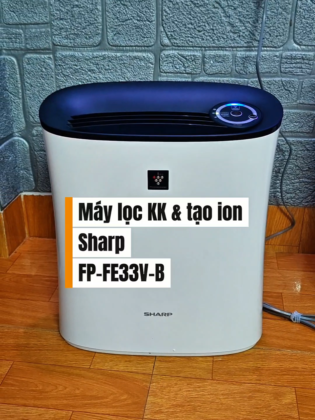Máy lọc không khí tạo ion Sharp FP-FE33V-B 🌬️✨ #maylockhongkhi #sharp #airpurifier #unboxing #zicoaff #fypシ゚ #xuhuongtiktok 