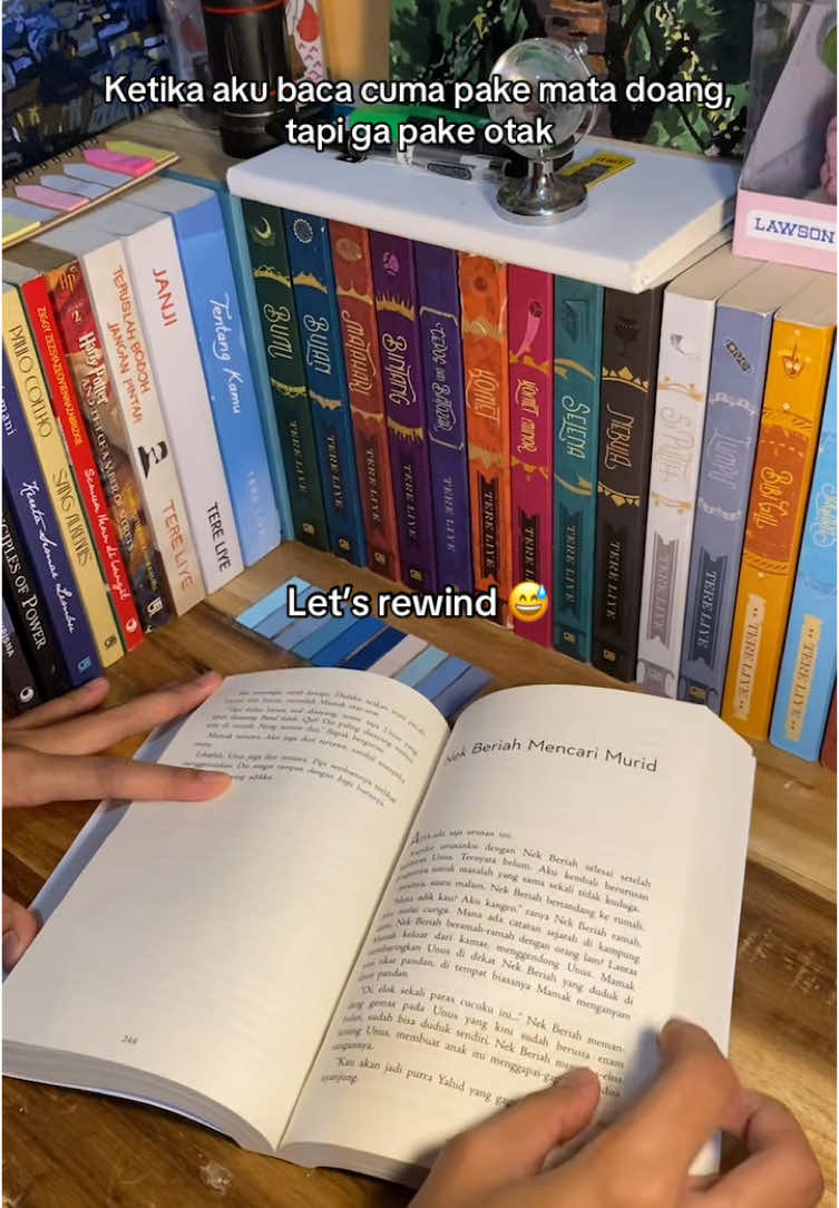 Ada yang sama kaya aku ga? 😅😅 #BookTok #booktokindonesia #tereliye #bookish #rekomendasibuku #booktoker 