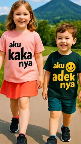 [267] Kaos Anak Adek Kaka  #kaosanak #kaosanakkembaran #kaosanakcuople 