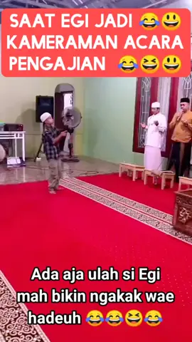 Saat Egi jadi Kameraman Acara Pengajian 😂#kangdedimulyadi #gubernurjawabarat #egi #lucu #kdm #videoviral 