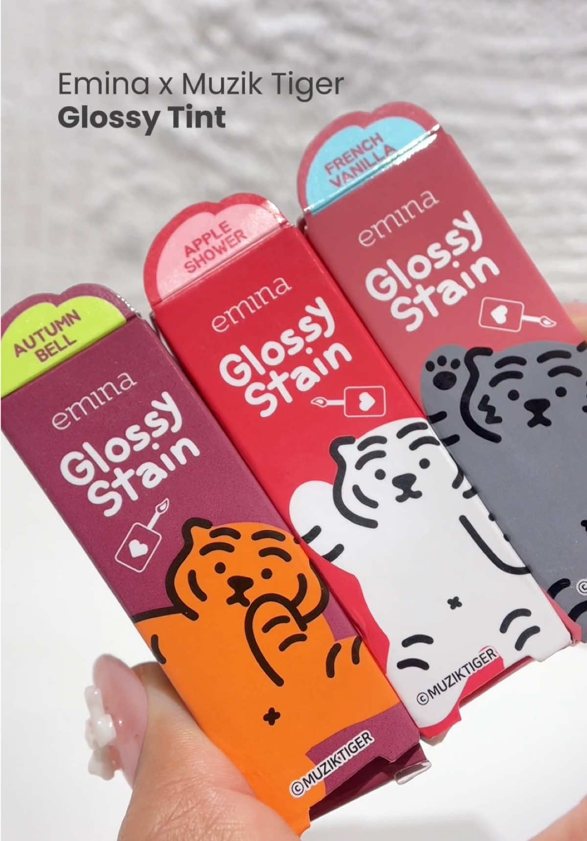 Stainnyaaaa juaraaaa 😍🥹🫶🏻 @Emina Store #emina #glossystain #liptint #muziktiger #eminaxmuziktiger #fyp 