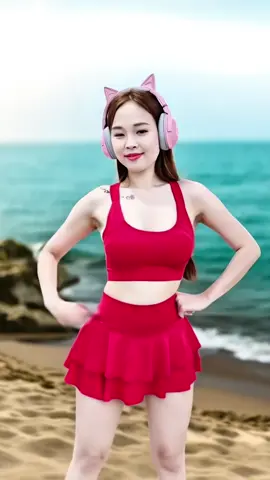 Bộ tập đi biển đi gym đều chuẩn bài #setdibien #setditapgym #setaerobic 