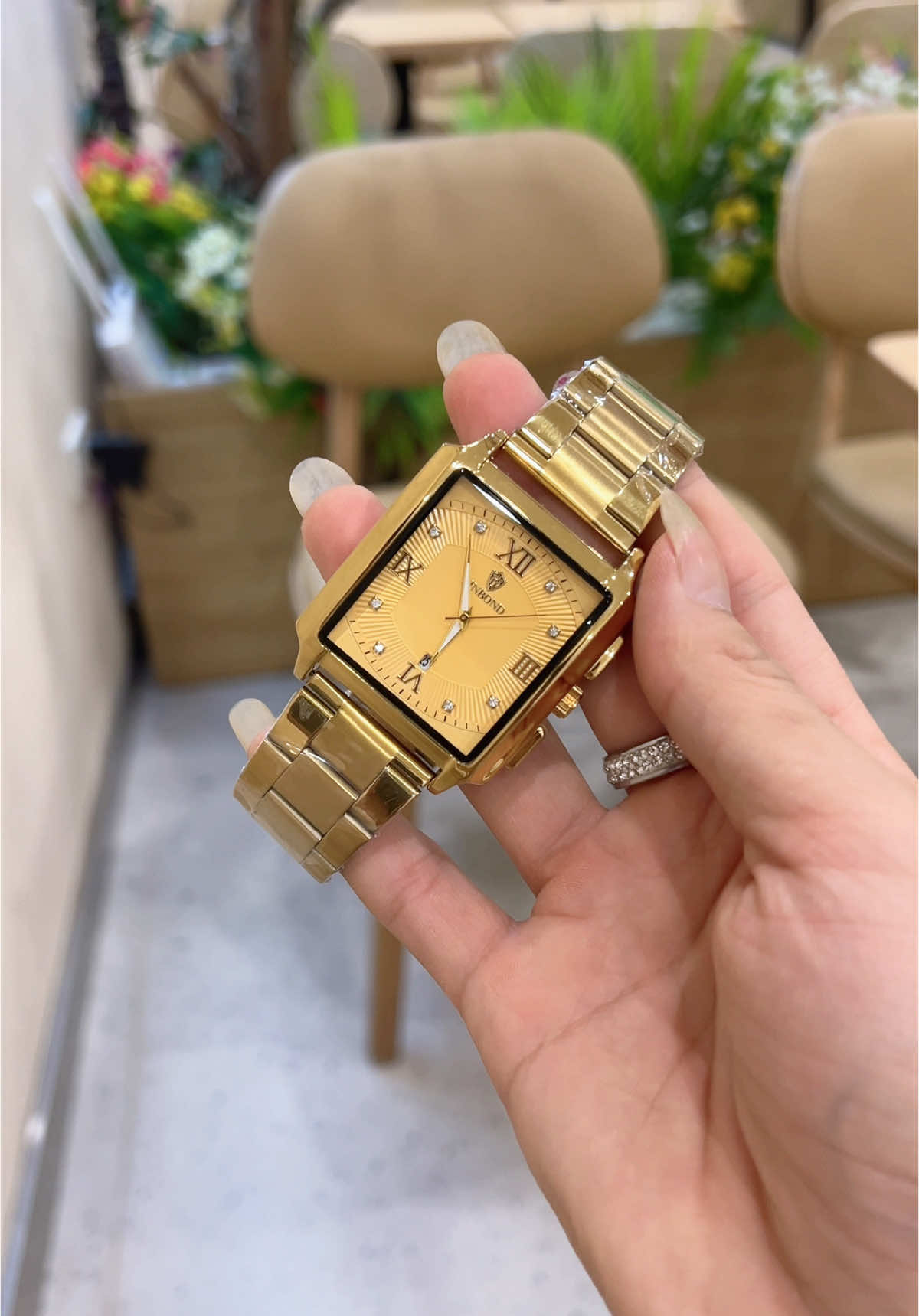 Đồng Hồ Nam Binbond I8 Mặt Chữ Nhật #dongho #donghonam #donghodaythep #donghothoitrang #donghochinhhang 