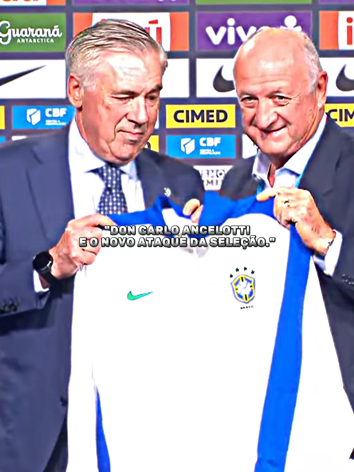 Carlo Ancelotti e o novo ataque da Seleção Brasileira: apresentação e primeira convocação. 👀🔥 #carloancelotti #ancelotti #vinijr #raphinha #antony #richarlison #matheuscunha #gabrielmartinelli #estevao #brasil #brazil #selecaobrasileira #seleçaobrasileira #selecao #seleçao #futebol #futbol #football #explore #viralvideos #fyp