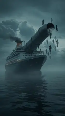 Cruise horrible view  #cruise #sea #northsea #ocean #ship #scary 