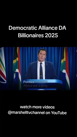 DA Billionaires 2025 | Democratic Alliance Mafias and Funders. #mzansi #Africa #southafrica 