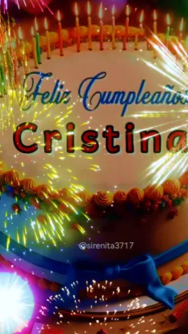 Especialmente para ti Feliz cumpleaños Cristian 