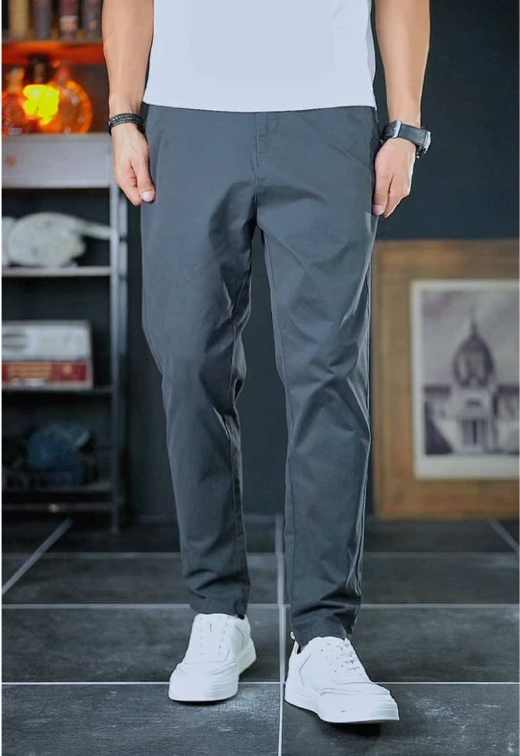 Quần dài kaki nam lưng thun co giãn #quankaki #quankakinam #viralvideo #xuhuongtiktok #yfp 