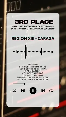 3rd Place: #NSPC2025 English Radio Broadcasting (Secondary) . . . . . . . . . . . . . . . Audio Courtesy of The Paulinian GS- St. Paul College of Ilocos Sur #fyp #campusjournalism #dspc #rspc #nspc #tvbroadcasting #radiobroadcasting #presscon