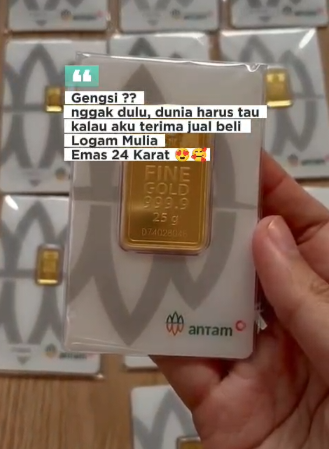 Yang mau lempar jual emas.. boleh kesini ya bestie..  #antam #galeri24 #minigold #cha2gold 