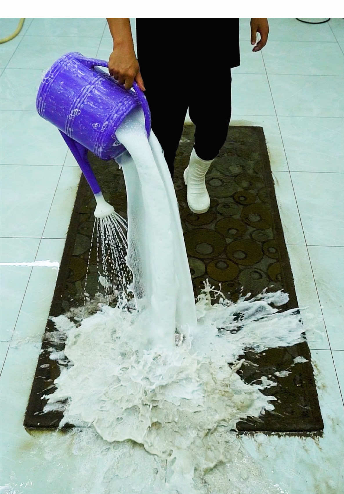 Mud VS Skills #asmr #satisfying #soclean #carpetcleaning 