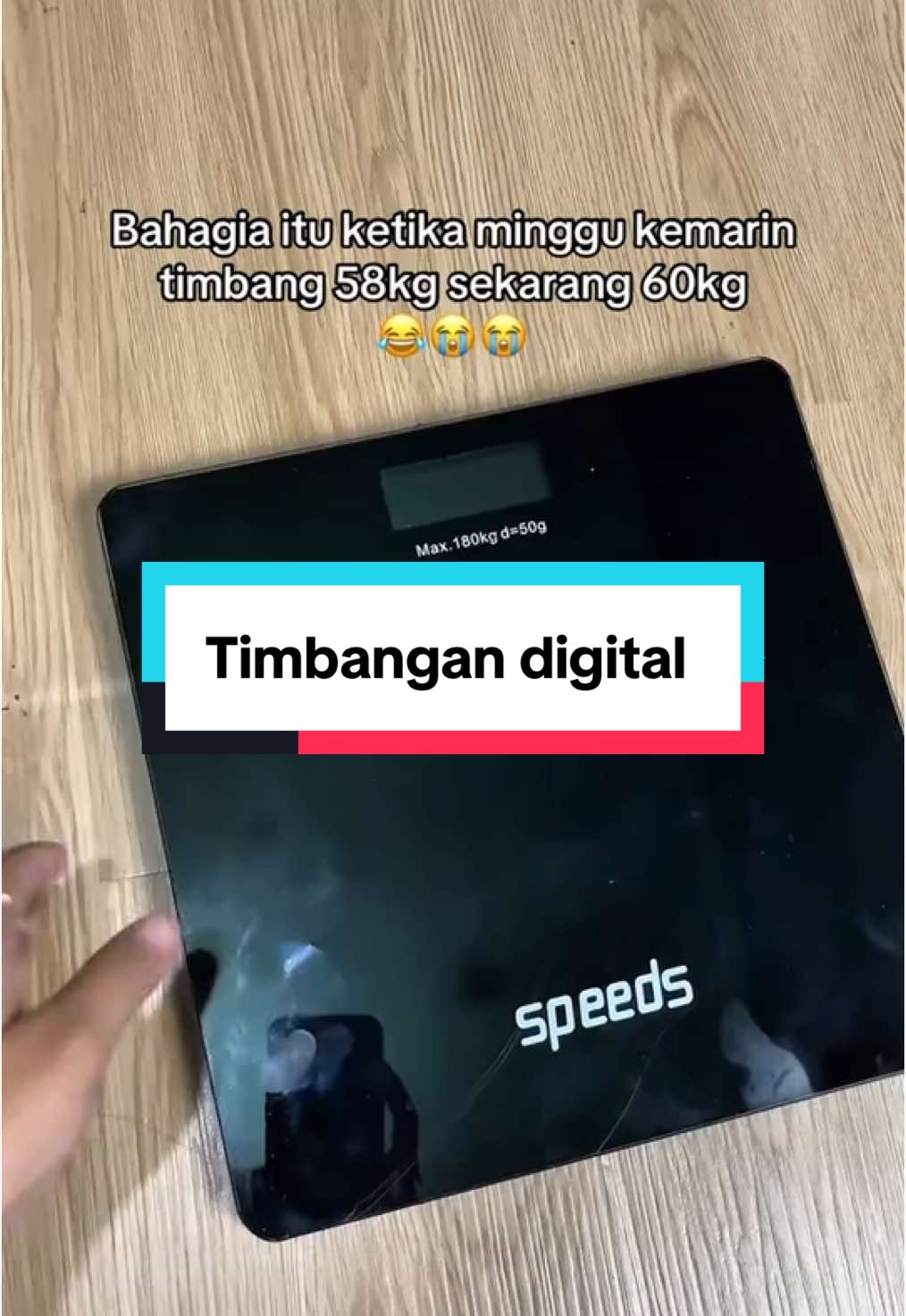 Gimana konsepnya langsung anjlok gtu 😂 makanya biar bb terkontrol jangan lupa rutin timbang yaa #timbangandigital #timbangan #timbanganbadandigital #speeds 
