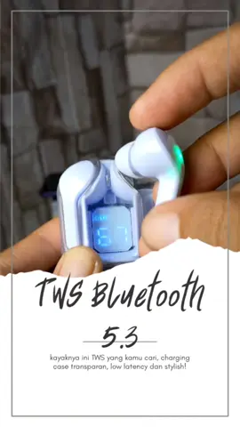tws makin lama makin ribet desainnya? tenang, kayaknya ini deh yang kamu cari. CID17, tws versi bluetooth 5.3! simple tapi keren. siap nemenin aktifitas kamu seharian! check out sekarang juga dan bawa pulang TWS yang simple dan keren Maksimal! #tws #twsbluetooth #twsmurah #earphonebluetooth #guncang66spesialgajian 