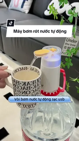 Máy bơm rót nước tự động sạc usb #maybomnuoc #mayhutnuoctudong #maybomnuocmini #decorsiuxinh 
