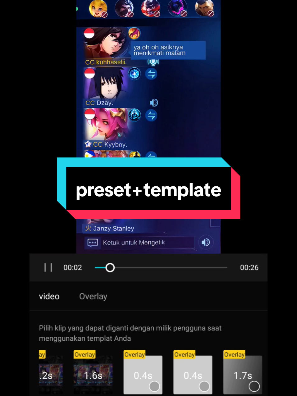 jadi trend kah? :w —v template tap logo#CapCut #templatecapcut  #kuhhtemplate 