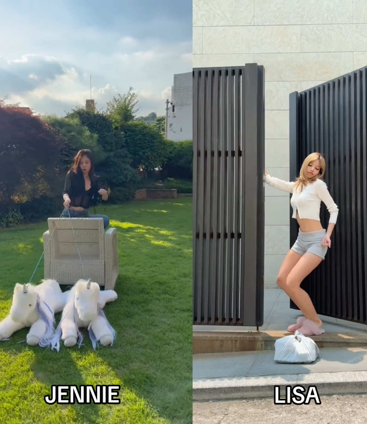 the two most unserious people on the planet 😭 #JENLISA #JENNIE #LISA #BLACKPINK 