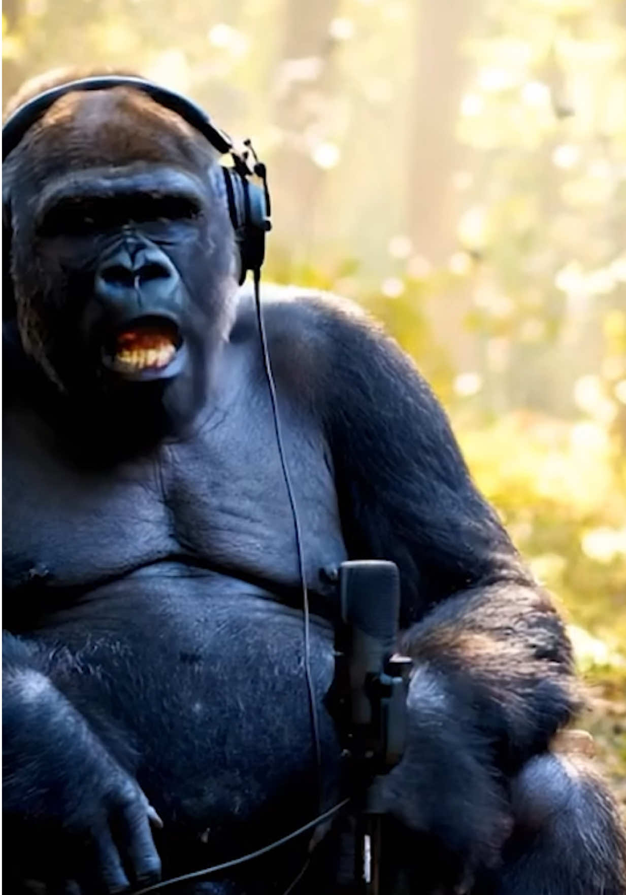 Gorillas opinion on the #100menvs1gorrila topic #podcast #veo #fyp 