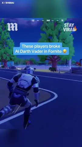This players teammates asked AI Vader to extend vowel sounds for the entire match 😂 🎥: X / ehebai #fortnite #gaming #epicgames #gameplay #darthvader #disney 