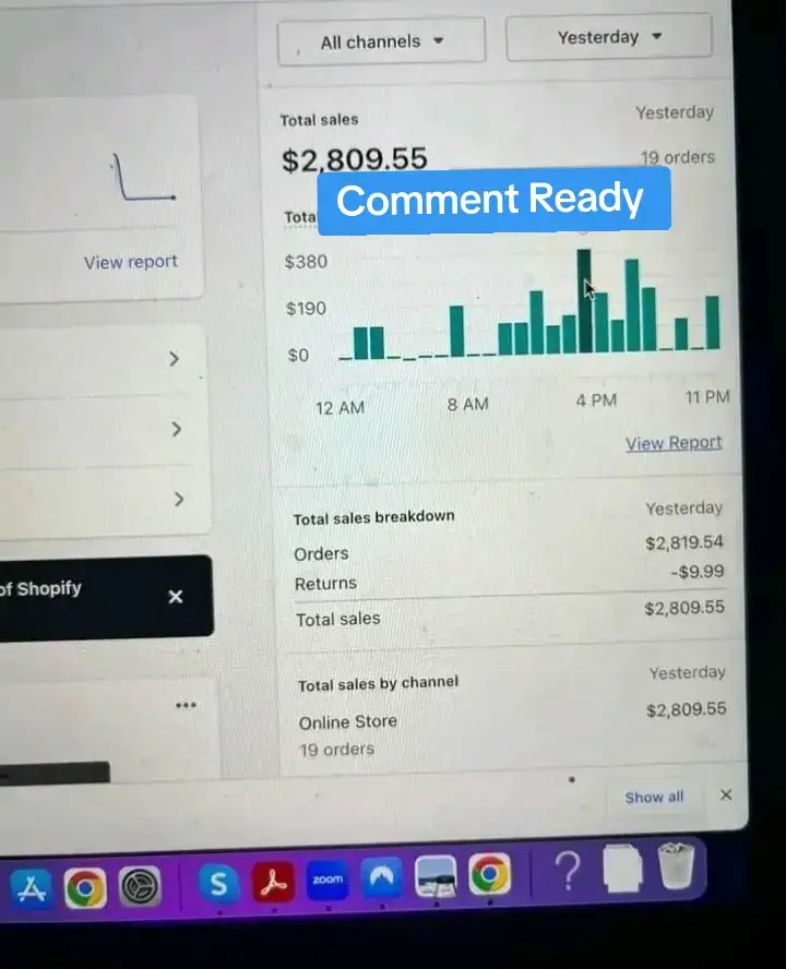 Another Day, Another Win! Yesterday’s results are in — $2,809.55 in total sales from just 19 orders. That’s the power of strategy, automation, and consistent optimization in action! This isn’t luck. It’s the result of high-converting funnels, audience targeting, and effective store design — all built for results like this. Whether you're just starting or looking to scale, your store could be next. Let’s turn browsers into buyers and clicks into cash. DM me “READY” or tap the link in bio to start your transformation today. #ecommercemarketing #shopifysuccess #dropshippingstore #onlinestoreowner #ecommercegrowth #makemoneyonline #shopifysales #onlinemarketingtips #digitalmarketingexpert #ecommercetips #entrepreneurmindset #scaleyourstore #ecommercehacks #shopifyexperts #salesfunnelsuccess #marketingstrategy #dav_antho #thomp #david_anthony_thompson @David Anthony Thompson @Shopify @Dropship @Printify Việt Nam @Bellah Roze @Vinted 
