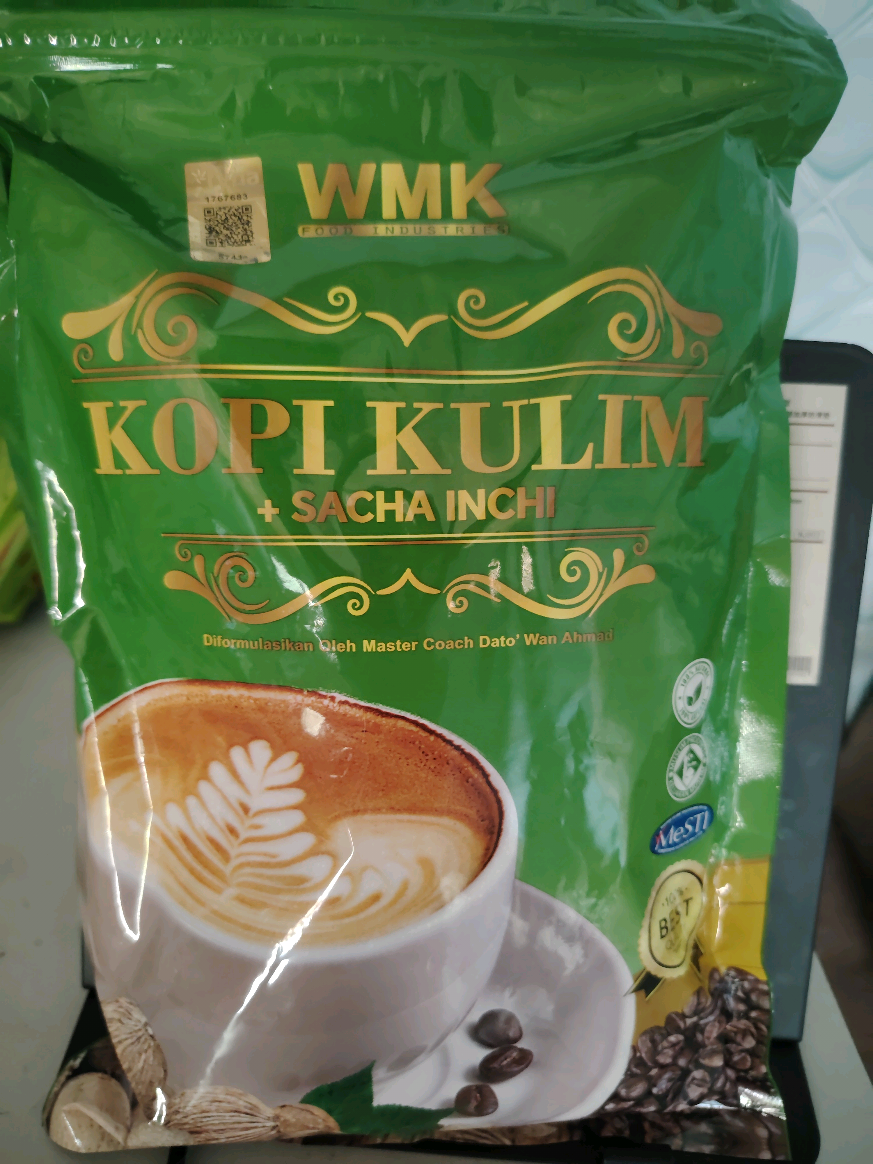 KOPI KULIM WMK rasa kopi sebenar sedap dan berkhasiat . Sachha Inchi dan Habbatus Sauda