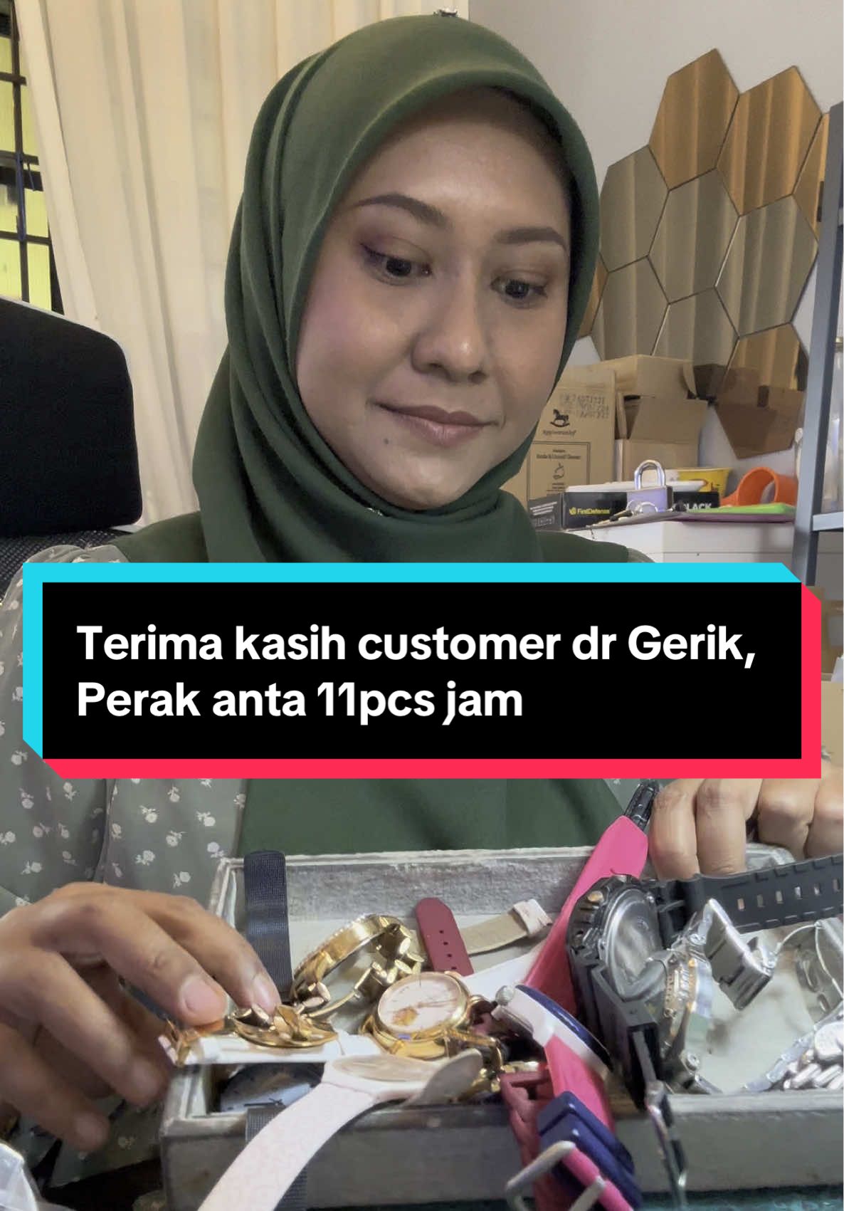 Terima kasih customer dr Gerik, Perak anta 11pcs jam #baikijam #servisjam #watchservice #movementreplacement #tukarbateri #tukartali #glassreplacement #gombak #srigombak #wangsamaju #setapak #tamanmelawati #batucaves #greenwood #ampang #putrajaya #kedaijam 
