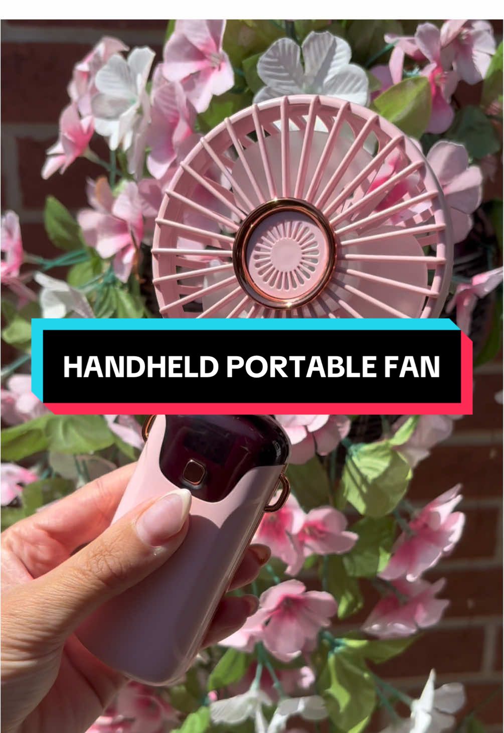 Blew me away how good this fan is🤣😉 #fan #Summer #summerheat #portable #handheld #musthave #heatwave #holiday #essential #deal #fyp 