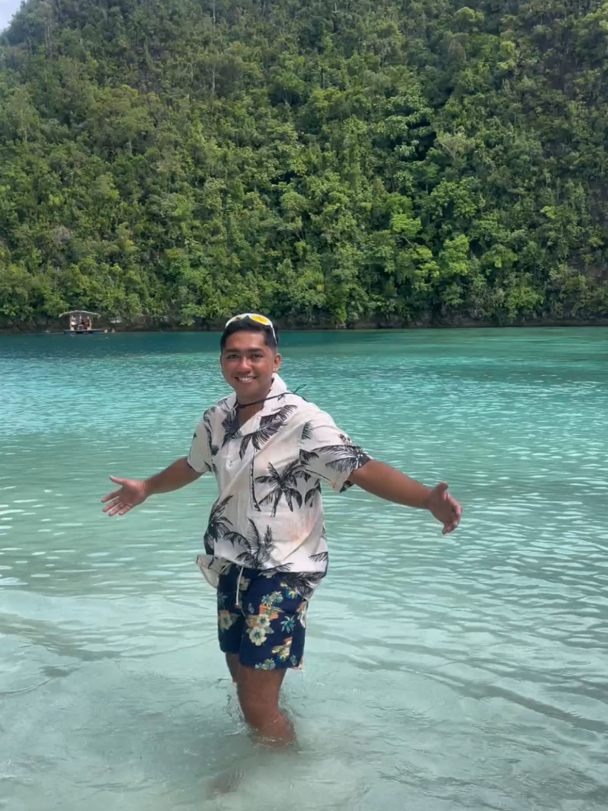 Ang ganda blue lagoon 🌊 #Fyp #lagoon #travelgoals  #beach 