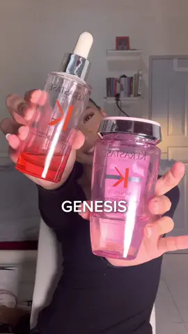 Good hair starts with good care! ✨ Invest now!! #KerastaseID #GenesisSerum #NeverBeAfraidOfFalling #HairTok #HairInspo #HairIdeas #HairLong #Scalp