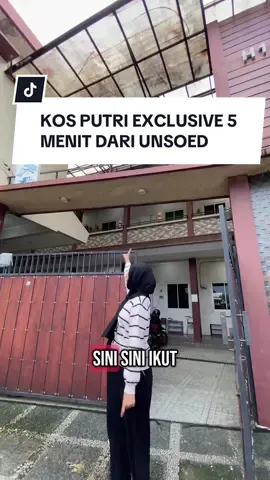 KOS PUTRI EXCLUSIVE DEKAT DENGAN UNSOED!! Halo unsoed fellas, bingung cari kos putri exclusive dari kampus kamu? @lusya_exclusive bisa jadi solusi kalian ni, lokasi di perumahan, keamanan 24 jam, yang pasti kalo mau kulineran ke gor deket dong!!   Tersedia fasilitas :   FREE WIFI ▼   Kamar mandi dalam ▼   Ac ▼   Water heater ▼   Mesin Cuci ▼   Listrik perkamar ▼   Dapur bersama ▼   Lokasi strategis ▼   Double security ▼   Ruang Belajar ▼   Dekat dengan lokasi kampus, pusat kuliner yang bermacam macam, hanya menempuh waktu 5 menit untuk sampai ke kampus   Get your room now!!   Cp: 082147288692 #kostpurwokerto #homestaypurwokerto #guesthousepurwokerto #wismapurwokerto #kostputri#purwokertohits#info purwokerto