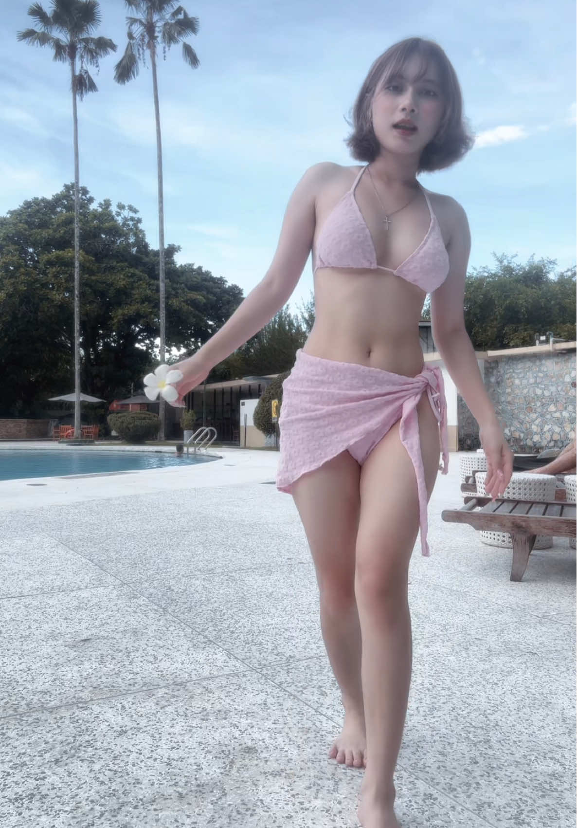 @Hnin Pwint Khaing #cringe #burmesegirl #fypシ゚ #swimsuit #swimming #fyp #pink 