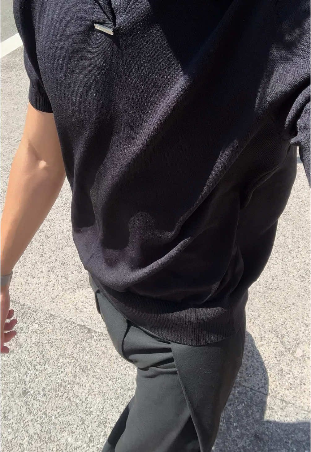 black simple casual fit / shirt from shein and pants from zara / ig: hafed_midassi #outfitinspo #model #catwalk #inspiration #fashiontiktok #fyp #malemodel #viral #schoolfit #OOTD #fitcheck #outfit #modelagency #Summer