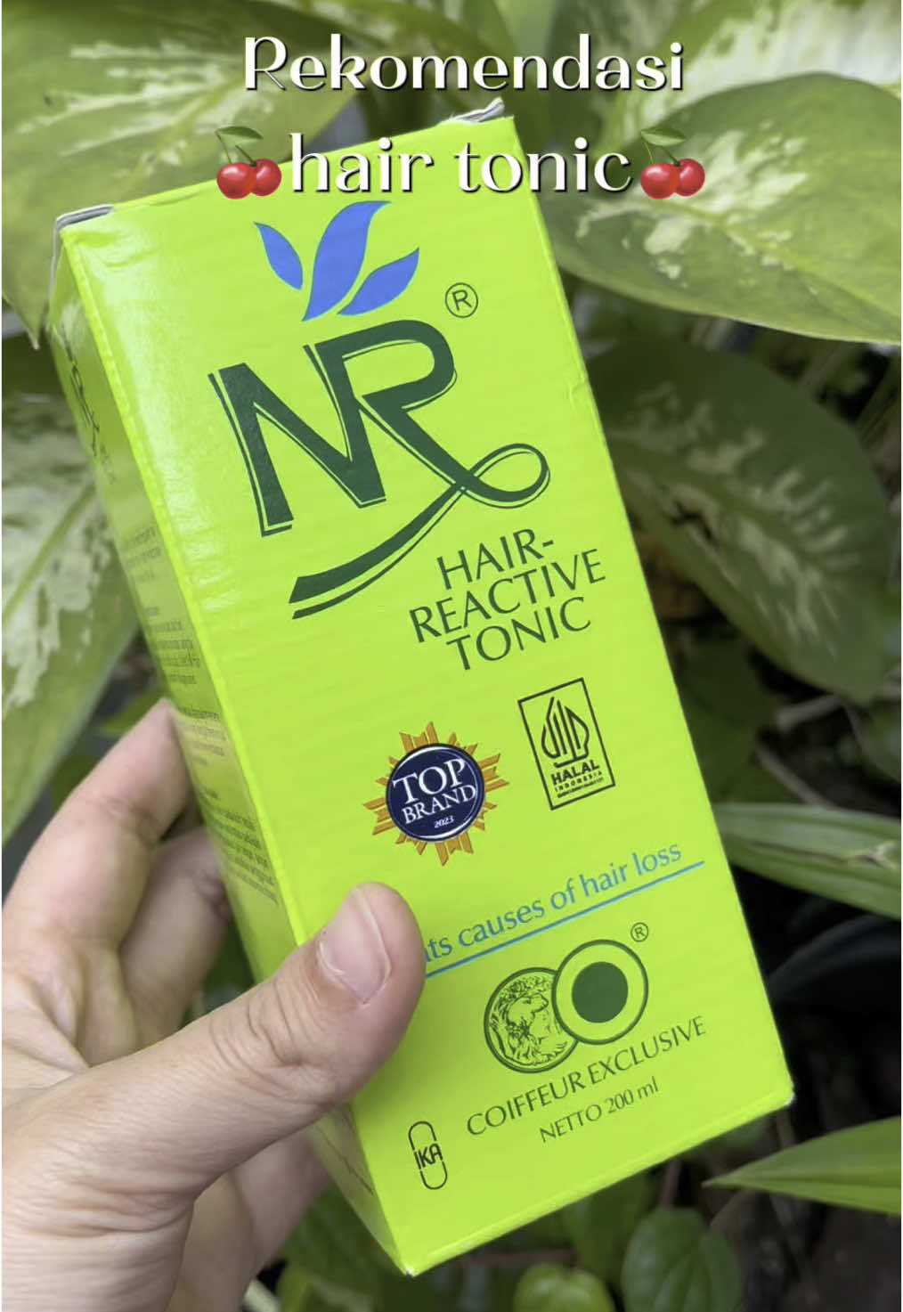 NR Hair Reactive Tonic untuk membantu mengatasi rambut rontok #hairtonic #tonikrambut #hairtonicrambutrontok 