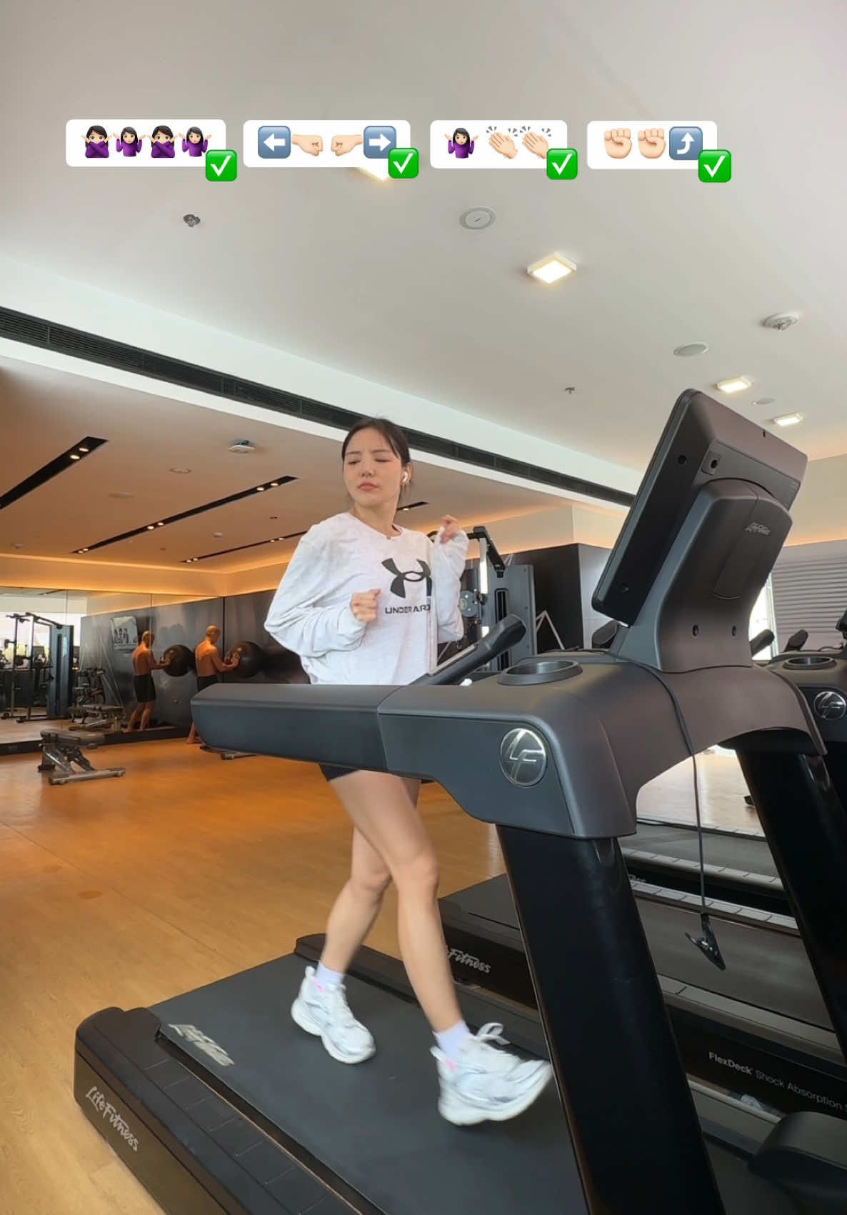 Masaya din pala mag tiktok sa treadmill 😁