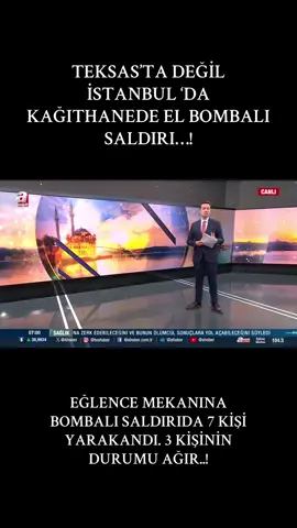 Kağıthane'de el bombalı saldırı! 3'ü ağır 7 kişi yaralandı.. #istanbul #kağıthane #elbombası #gündem #haber  