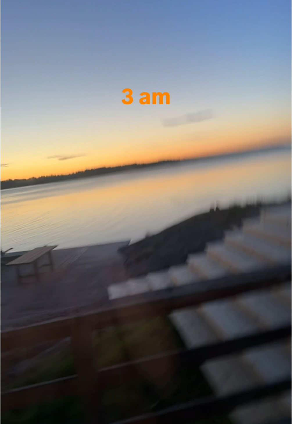 Yall thought midnight sun was an expression???????? Babyyyy this is Swedish summer 