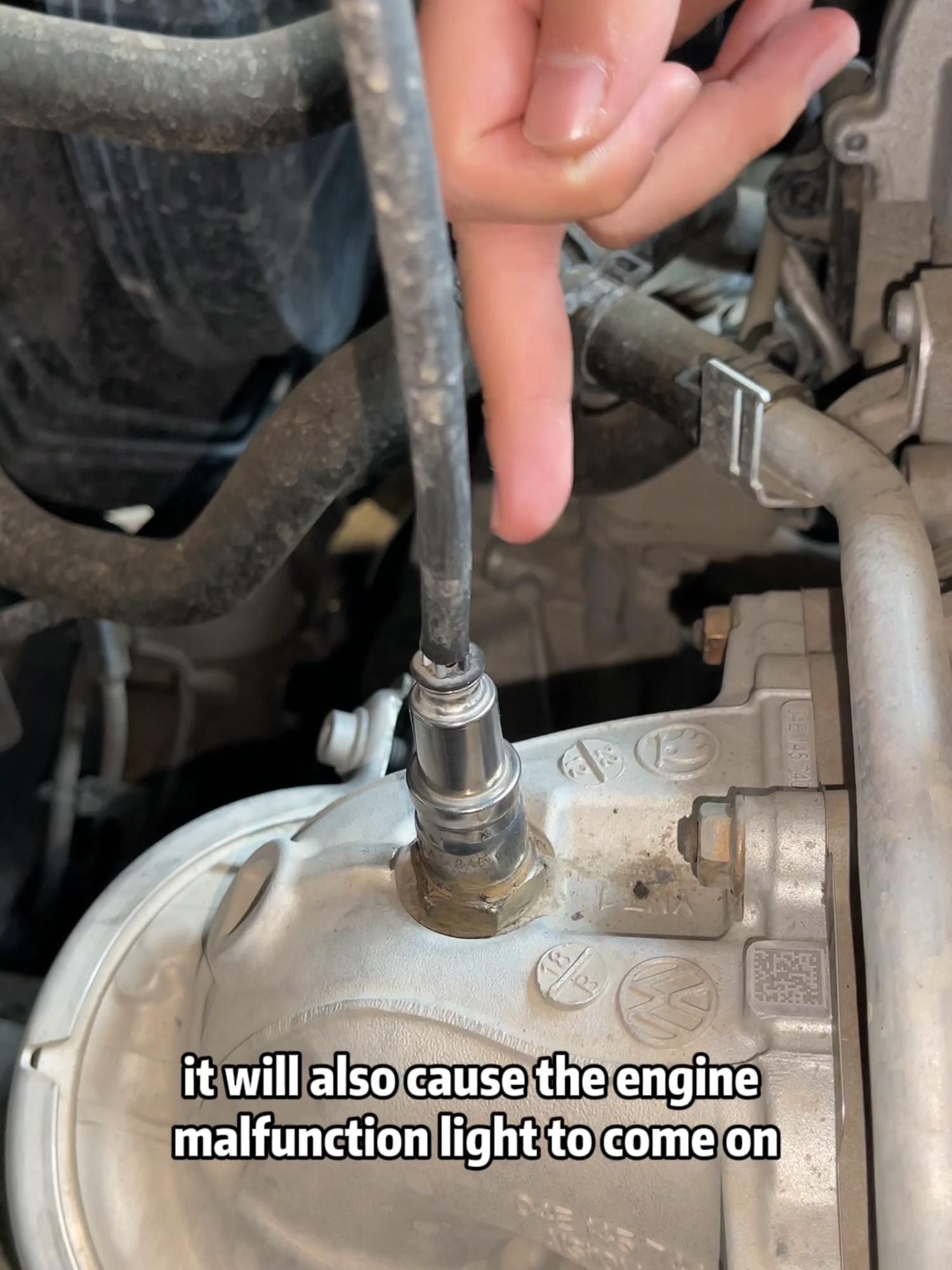 The check engine light is on, why?#car