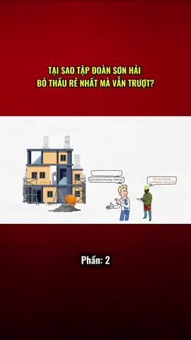 TẠI SAO TẬP ĐOÀN SƠN HẢI BỎ THẦU RẺ NHẤT MÀ VẪN TRƯỢT? p2 #tapdoansonhai #xaydung #thamnhung
