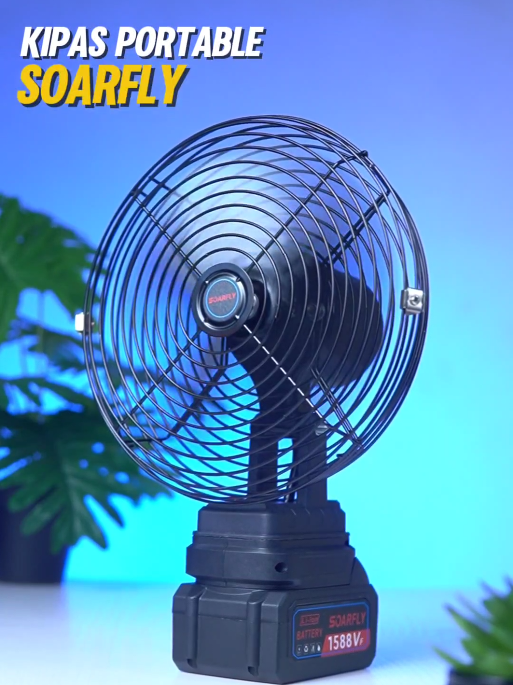 Kipas Portable Soarfly batrai LXT #kipasportable #kipassoarfly #kipasmeja #kipascamping #soarfly 