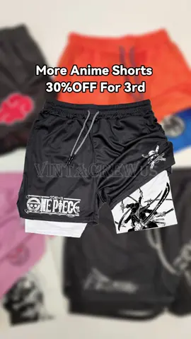 inspired performance shorts for the gym #OnePiece #anime #shorts #kinda #streetwear #cosplayer #animecosplay #weeb