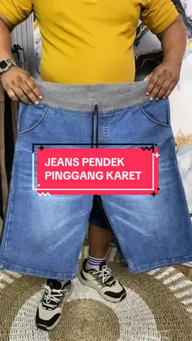 Rekomendasi celana jeans pendek pinggang karet jumbo#celanajeanspendek #celanajeanspendekpria #celanajeanspinggangkaret #celanapendekpria #gudangcelana 