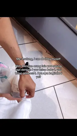 Everytime we keluar, he never allow me to pegang apa apa even my own handbag pun. dia yang akan pegang kan. dia kata dia tak suka tengok perempuan pegang barang banyak banyak. bila dia call everytime lepas dia balik kerja he always ask me ‘dah makan belum?’ if i say no dia akan datang rumah bawa i keluar makan terus. if let say i kat rumah sewa and i was craving something dia akan cakap ‘order je nanti bagitahu i total’ . he never berkira on me, he always sacrifice for me. he always want to be the best for me. semoga selalu dimurahkan rezeki dan dipermudahkan urusan selalu sayang. thankyou sm sayang 🥹 #fyp #xybca 