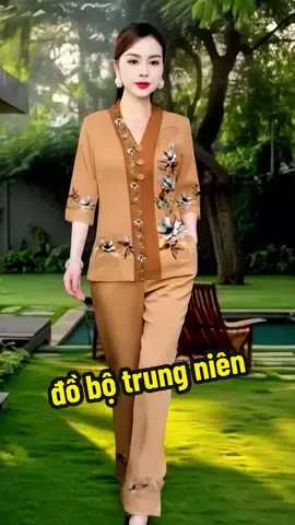Đồ bộ trung niên. Món quà tặng mẹ #dobotrungnien #dobo #doboxinh #dobotangme 