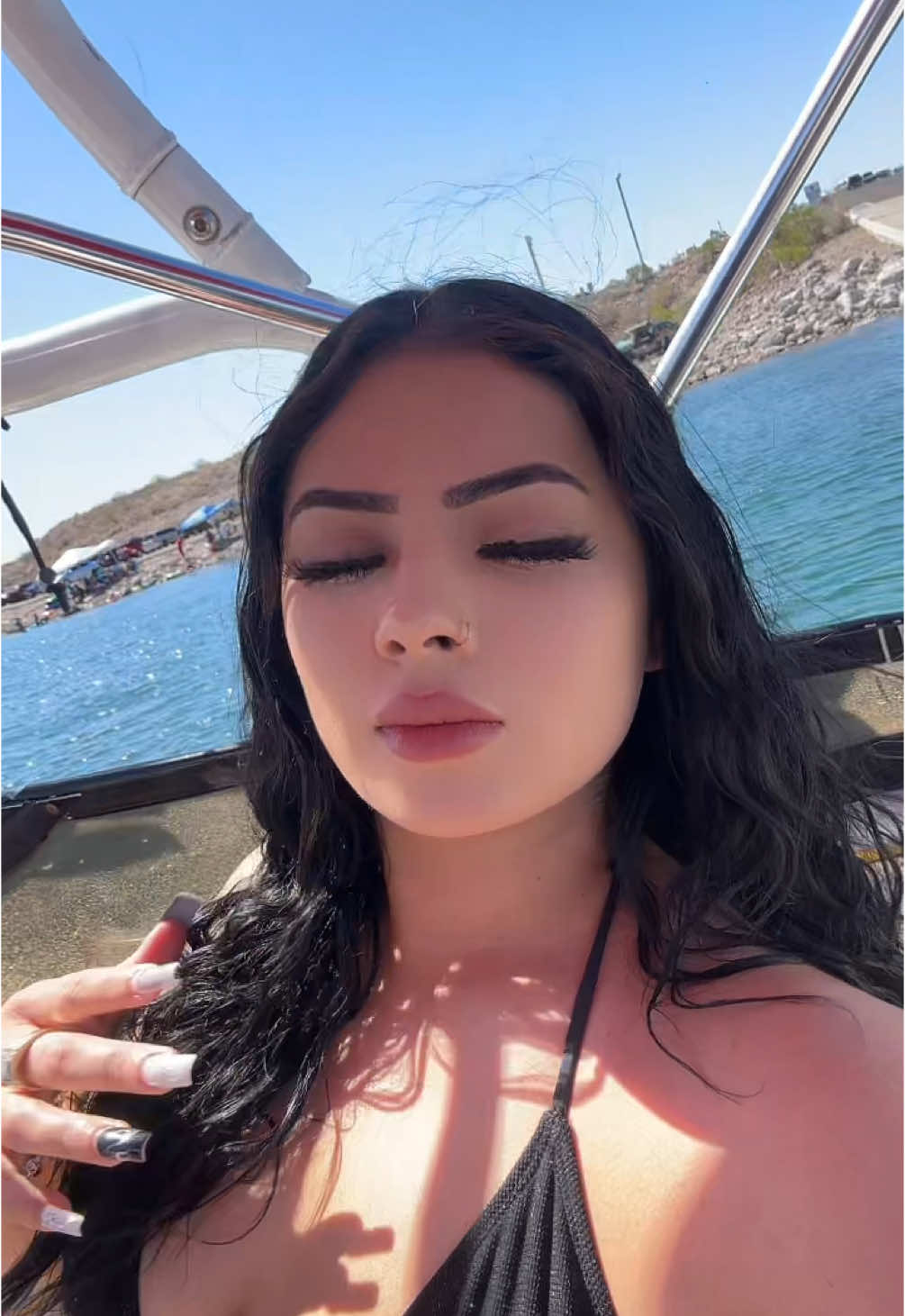 I’ve realized I overly-blink in my videos lol #lakepleasant 