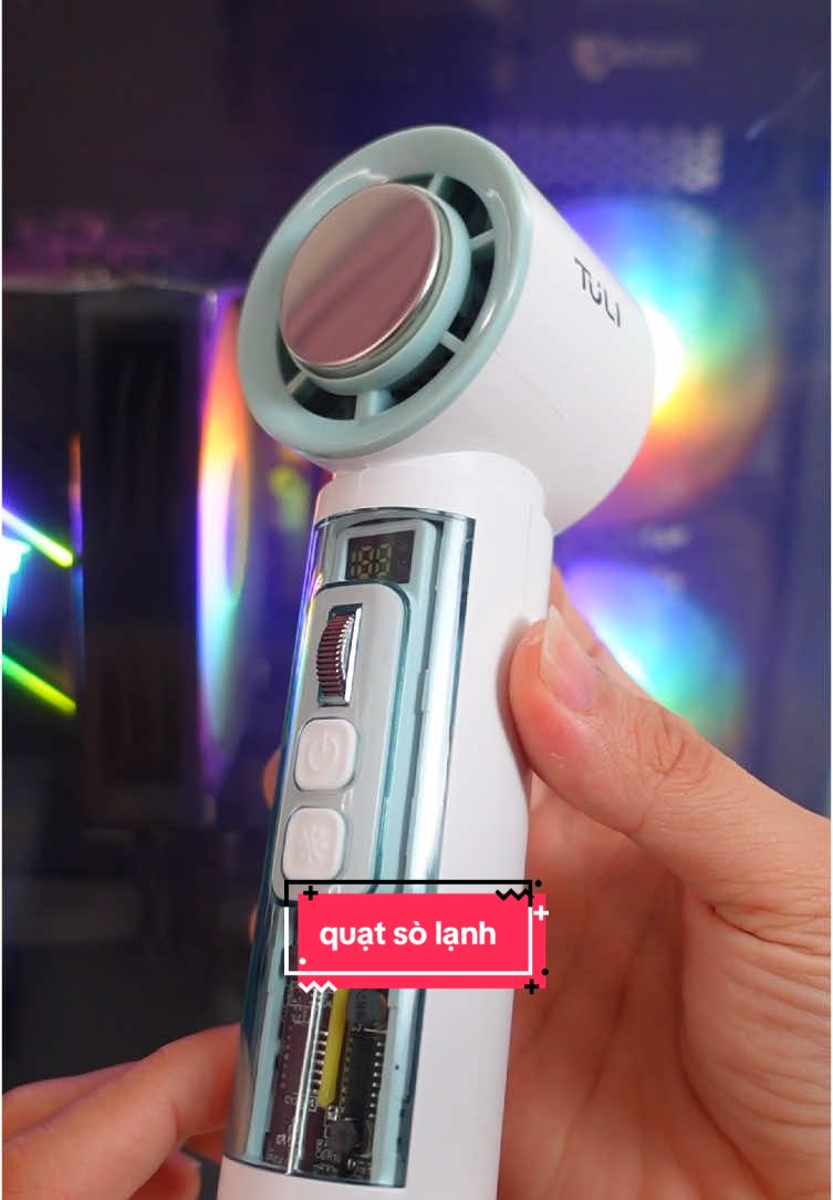 Quạt này mát, pin ổn, tích hợp luôn đèn để quẩy trong concert hay phòng khi nhà cúp điện | Quạt sò lạnh TULI | Nhân check #nhancheck #review 